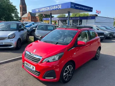 Used Peugeot 108 Active 68 HP (50 kW) 2015 Red Hatchback