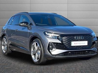 Used Audi Q4 e-tron Black Edition 210 kW (286 HP) 2025 Typhoon grey SUV