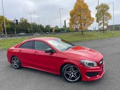 Used Mercedes CLA200 AMG 136 HP (100 kW) 2015 Red Sedan