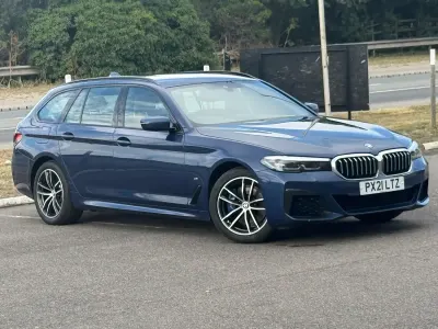 Used BMW 530e M Sport 2021 Blue Estate