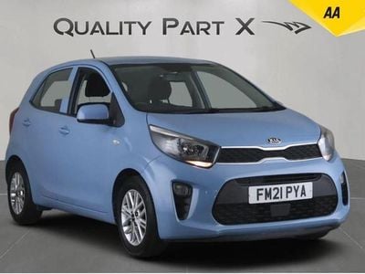 Used Kia Picanto 66 HP (48 kW) 2021 Blue Hatchback