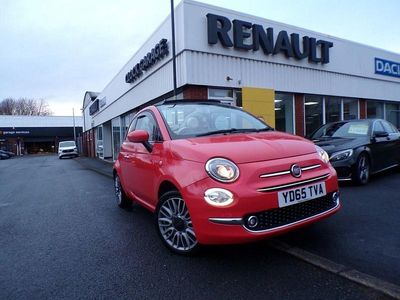 Pink Used 2015 Fiat 500C Lounge Cabriolet | £6,295 (Fair price)