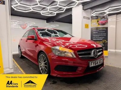 Used Mercedes A180 AMG 109 HP (80 kW) 2014 Red Hatchback