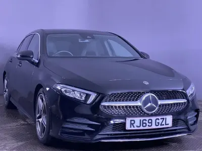 Używany Mercedes A200 AMG line 163 KM (119 kW) 2019 Czarny Hatchback