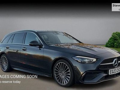 Grey Used 2023 Mercedes C220 AMG Line Premium Estate | £32,200