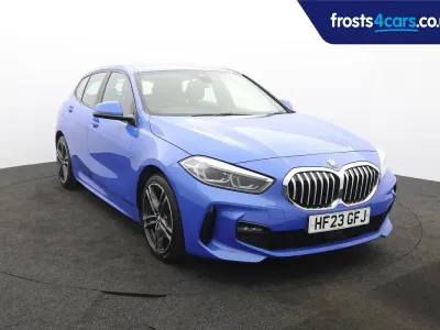 Used BMW 118 M Sport 136 HP (100 kW) 2023 Blue Hatchback