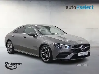 Begagnad Mercedes CLA180 AMG Line Premium 136 HK (100 kW) 2021 Grå Sedan