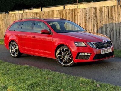 Red Used 2018 Skoda Octavia vRS Estate | £12,990 (Expensive)