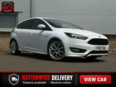 Used Ford Focus ST-Line 140 HP (102 kW) 2018 White Hatchback