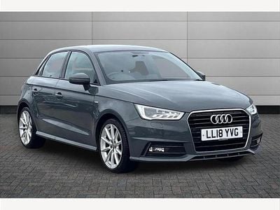 Used Audi A1 S-Line 125 HP (91 kW) 2018 Nano grey Hatchback
