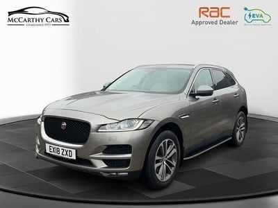 Silver Used 2018 Jaguar F-Pace Portfolio SUV | £20,795 (Fair price)