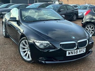 Black Used 2008 BMW 635 Cabriolet Sport Line Cabriolet | £4,999