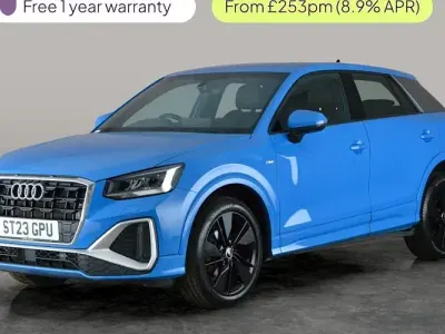 Used Audi Q2 S-Line 150 HP (110 kW) 2023 Blue SUV