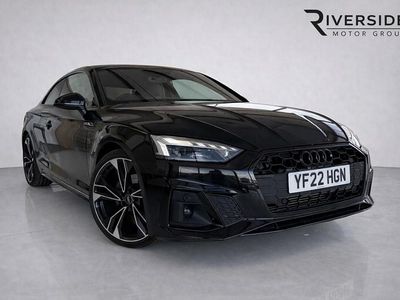 Used Audi A5 Black Edition 245 HP (180 kW) 2022 Black Coupe