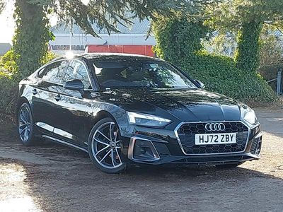 Black Used 2022 Audi A5 S-Line Hatchback | £25,298 (Fair price)