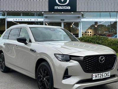 Platinum quartz Used 2025 Mazda CX-80 Homura-Line SUV | £42,394