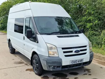 Used Ford Transit 125 HP (91 kW) 2013 White Van