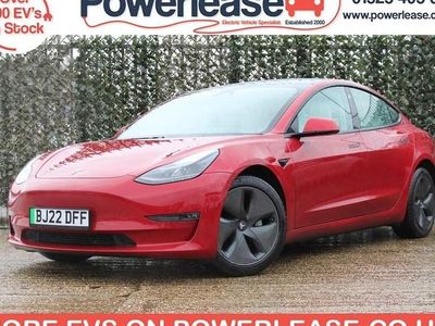 Red Used 2022 Tesla Model 3 Sedan | £17,444 (Fair price)