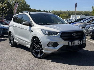 Second-hand Ford Kuga ST-Line 180 CP (132 kW) 2018 Argintiu SUV