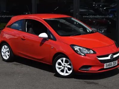 Used Vauxhall Corsa 75 HP (55 kW) 2016 Red Hatchback
