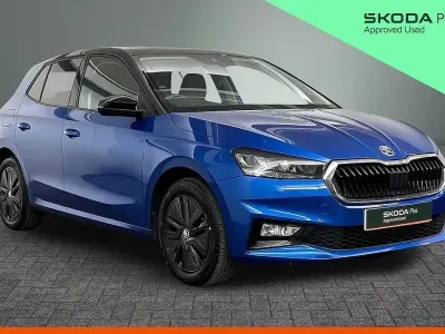 Used Skoda 110 R Colour Edition 81 HP (59 kW) 2023 Race blue metallic black body / magic pearl effect roof Hatchback
