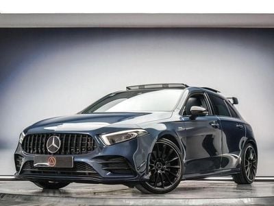 Blue Used 2021 Mercedes A35 AMG Premium Plus Hatchback | £31,590 (Fair price)