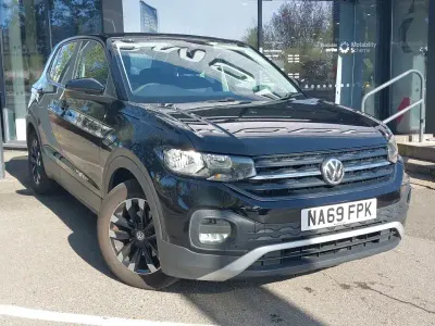 Usado VW T-Cross S 95 CV (69 kW) 2019 Negro SUV