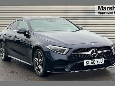 Blue Used 2019 Mercedes CLS350 AMG Line Premium Plus Coupe | £24,999 (Fair price)