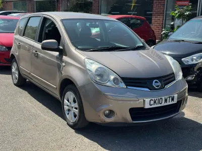 Used Nissan Note Acenta 88 HP (64 kW) 2010 Gold Hatchback