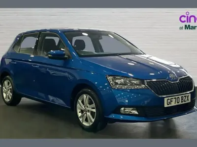 Used Skoda Fabia SE 60 HP (44 kW) 2020 Blue Hatchback