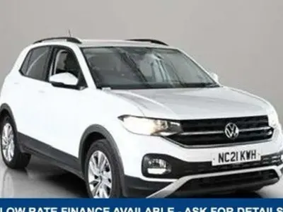 Used VW T-Cross SE 95 HP (69 kW) 2021 White SUV