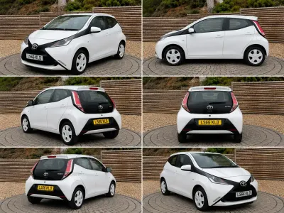 Used Toyota Aygo X-play 69 HP (50 kW) 2016 White Hatchback