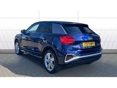 Begagnad Audi Q2 S-Line 150 HK (110 kW) 2023 Blå SUV