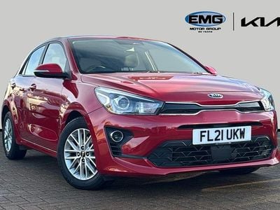 Red Used 2021 Kia Rio Hatchback | £10,495 (Fair price)