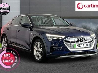 Blue Used 2021 Audi e-tron Design SUV | £22,550 (Good price)