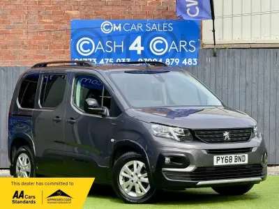 Used Peugeot Rifter GT-line 131 HP (96 kW) 2018 Grey MPV