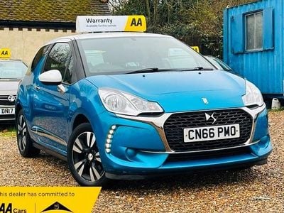 Used DS Automobiles DS3 Chic 2016 Blue Hatchback