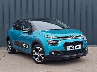 Used Citroën C3 PureTech 83 HP (61 kW) 2022 Blue Hatchback
