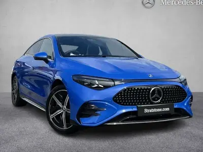 Used Mercedes CLA 250+ AMG line 200 kW (272 HP) 2025 Blue Sedan
