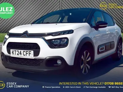 Used Citroën C3 PureTech 83 HP (61 kW) 2024 White Hatchback
