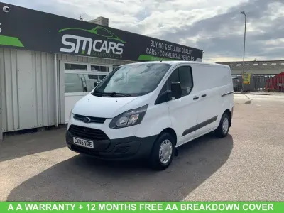 Used Ford Transit Custom 100 HP (73 kW) 2015 White Van