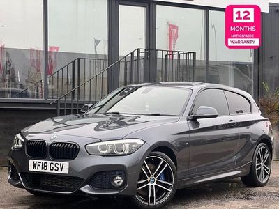 Usado BMW 118 M Sport 136 HP (100 kW) 2018 Cinzento Citadino