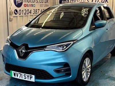 Used Renault Zoe Iconic 80 kW (109 HP) 2021 Blue Hatchback