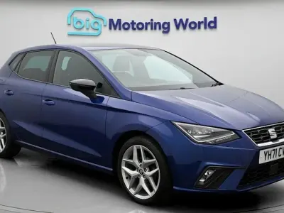 Used Seat Ibiza FR 95 HP (69 kW) 2021 Blue Hatchback