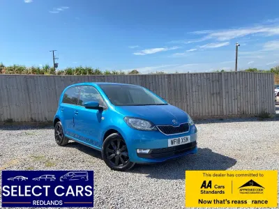 Used Skoda Citigo Colour Edition 60 HP (44 kW) 2018 Blue Hatchback