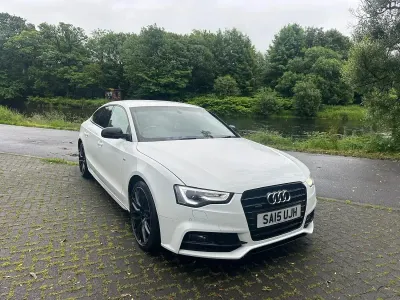 Used Audi A5 Black Edition 2015 White Coupe