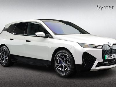 White Used 2022 BMW iX M Sport SUV | £46,990 (Fair price)