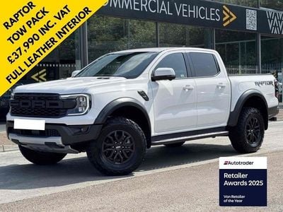 White Used 2024 Ford Ranger Raptor Pickup | £37,990