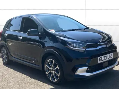 Used Kia Picanto X-Line 67 HP (49 kW) 2023 Black Hatchback