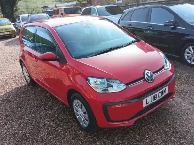 Used VW up! S 60 HP (44 kW) 2018 Red Hatchback